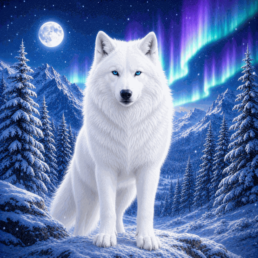 Artwork for the Mouska – The White Wolf King series